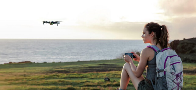 drone area di volo