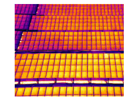 ispezione termica pannello fotovoltaico