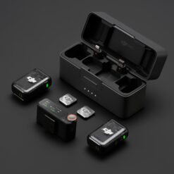 DJI Mic 2 Charging Case (out of the case) black background